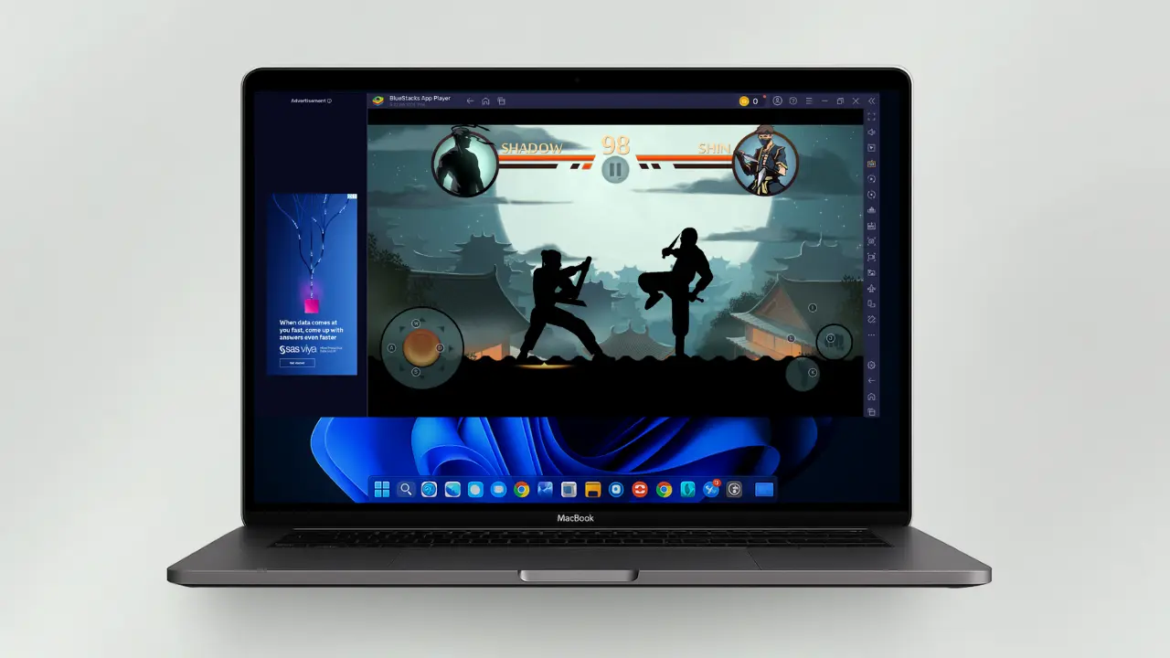 Shadow Vs Shin Shadow Fight 2 On Mac Using Emulator